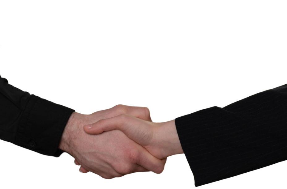 Handshake symbolising a long-term partnership