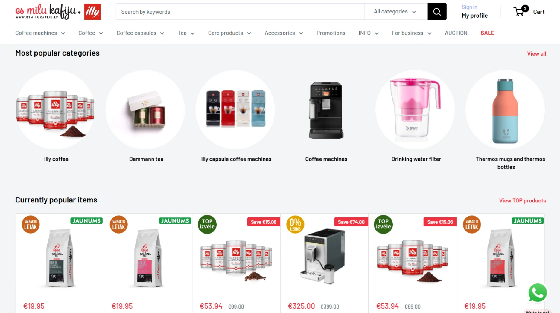 I Love Coffee online store