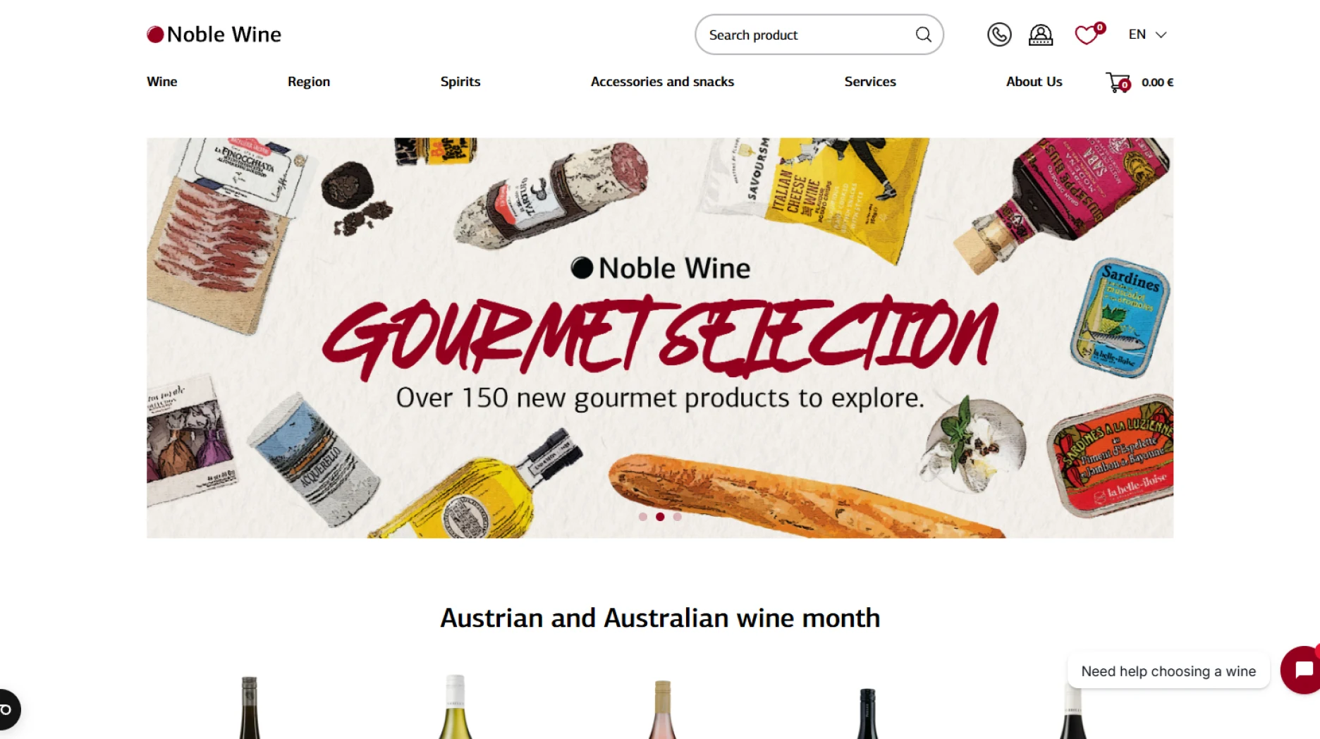 Noble Wine online store