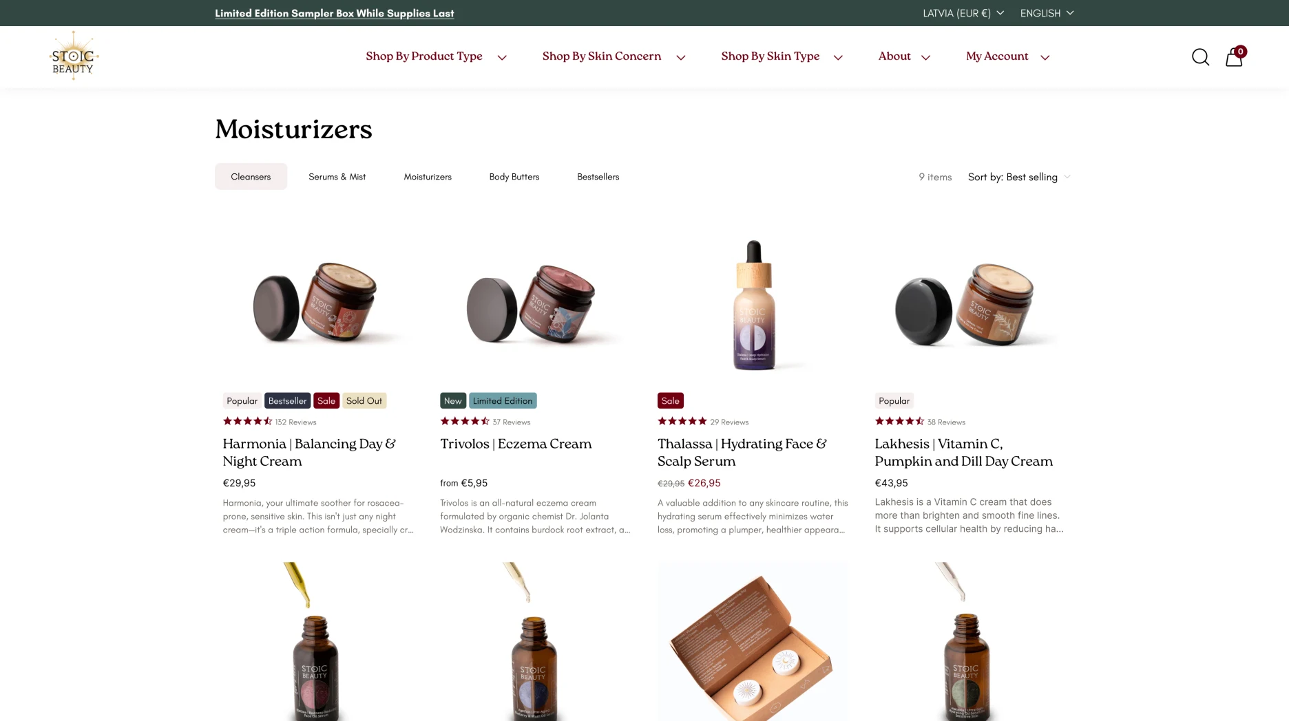 Stoic Beauty online store